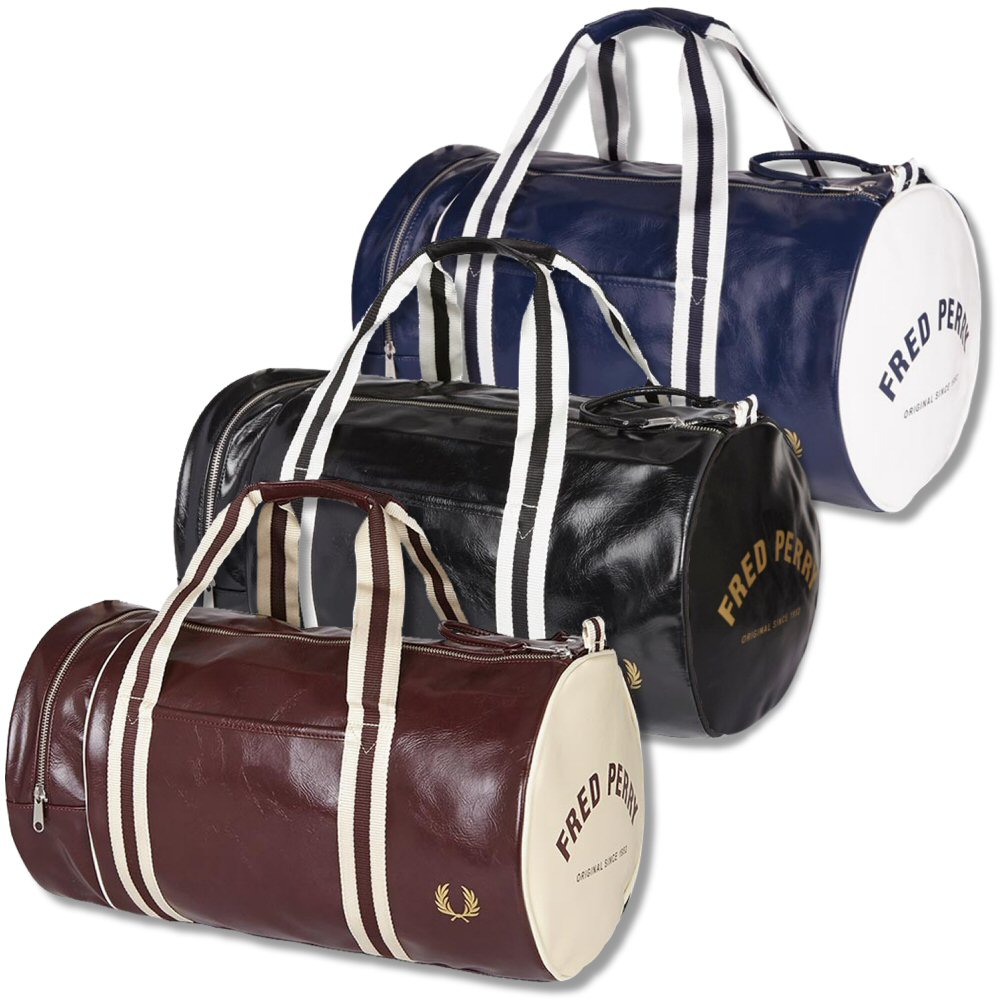 Fred Perry Mod 60's Laurel Wreath Retro Sports Barrel Holdall Bag